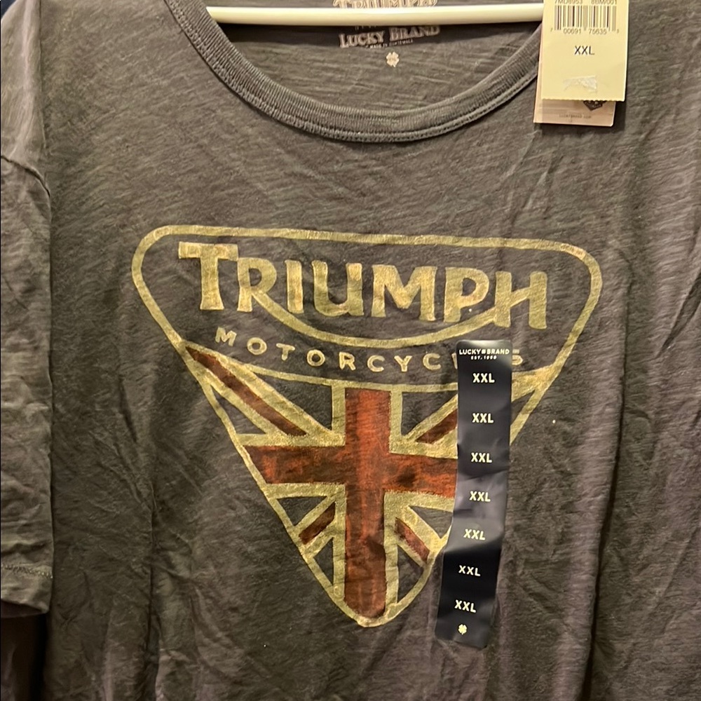 Lucky Brand Gray Short Sleeve Tee